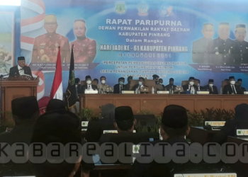 Semarak HUT Pinrang Ke-61 Secara Virtual, Hadir Langsung Gubernur Sulawesi Selatan