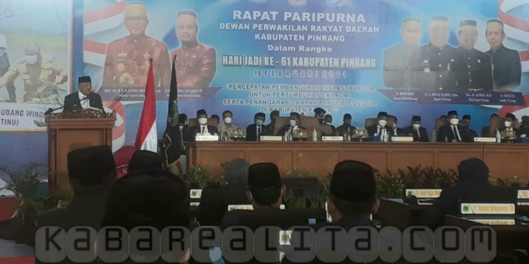 Semarak HUT Pinrang Ke-61 Secara Virtual, Hadir Langsung Gubernur Sulawesi Selatan