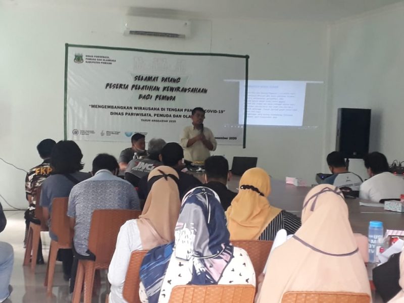 Dispaspor Pinrang Melakukan Pembelajaran Bagi Pemuda Dalam Pengembangkan Jiwa Kewirausahaan