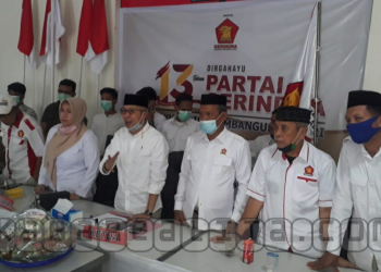 Peringati HUT Gerindra ke 13, DPC Partai Gerindra Pinrang Nyatakan Sikap Kesetiaan