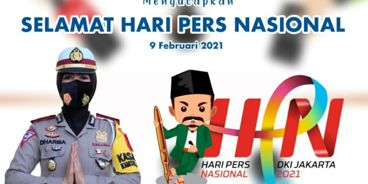 Kasat Lantas Polres Pinrang AKP Dharmawaty, SE.MM. Selamat Hari Pers Nasional, 9 Februari 2021