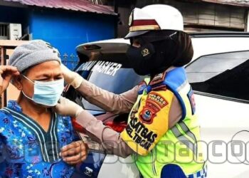 POLISI Ajak Masyarakat Patuhi Prokes