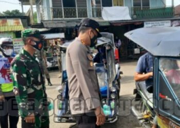 Kapolres Pangkep Bersama Dandim 1421, Pimpin Ops Yustisi Dan Pendisiplinan Protkes