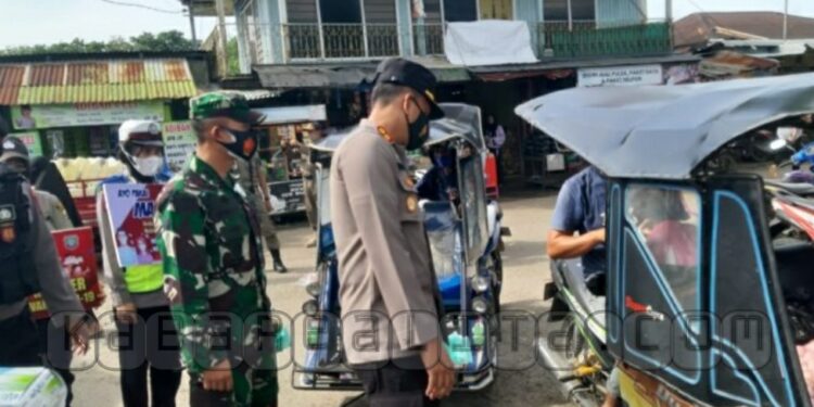 Kapolres Pangkep Bersama Dandim 1421, Pimpin Ops Yustisi Dan Pendisiplinan Protkes