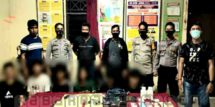 Polisi Amankan enam Lelaki,  Lima Diantaranya Berstatus Pelajar Dan Mahasiswa