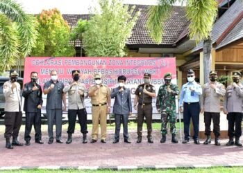 Deklarasi Pembangunan Zona Integritas Menuju WBK/WBBM Dihadiri Wakil Bupati Pinrang
