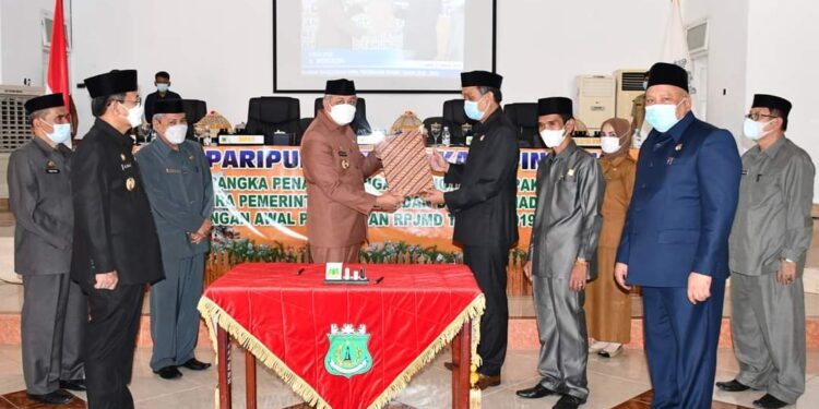 DPRD Dan Pemerintah Sepakati Perubahan Awal RPJMD Tahun 2019-2024
