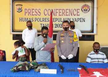 Komandan KKB Wilayah Kosiwo Noki Orarei, Menyatakan Diri Kembali ke NKRI