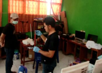 SMAN 8 Dibobol Maling, Pelaku Masuk Lewat  Plafon