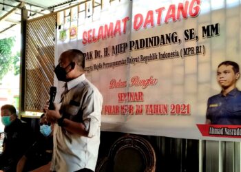 Anggota MPR RI Sosialisasi 4 Pilar Kebangsaan  Menggandeng Karang Taruna Kecamatan Cempa