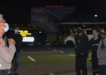 Hindari Klaster baru Covid-19, Polres Luwu Timur Bubarkan Komunitas Motor yang Hendak Gelar Acara