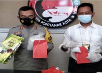 Jambret  Merangkap Kurir Tertangkap Membawa Sabu 1,1 Kilogram Dari Balai Karangan