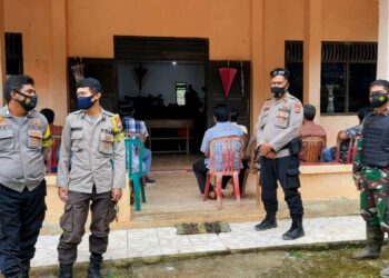 Hari Besar Keagaman, Kanit Binmas Iptu Bakri Beri Jaminan Keamanan dan Kenyamanan Dalam Beribadah