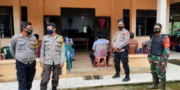 Hari Besar Keagaman, Kanit Binmas Iptu Bakri Beri Jaminan Keamanan dan Kenyamanan Dalam Beribadah
