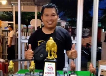 Warga Pinrang Raih Juara di Kontes Seni dan Kecantikan Ayam Serama Se-Sulsel