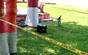 Penemuan Benda Mencurigakan, Halaman Kantor Bupati Pinrang di Pasangi Garis Polisi