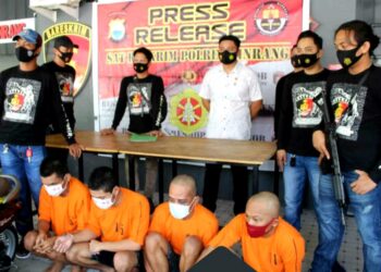 Satreskrim Polres Pinrang Berhasil Mengungkap Pencurian 15 Unit Kendaraan Roda Dua