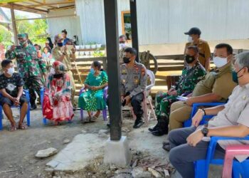 Korban Bencana Angin Kencang Dapat Bantuan Dari  Pemerintah Kabupaten Pinrang