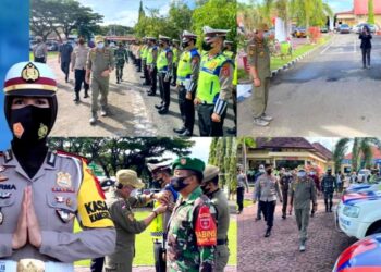 Ratusan Personel Tim Gabungan Diturunkan Dalam Rangka Penerapan Larangan Mudik