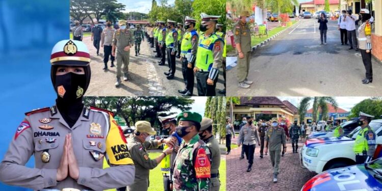 Ratusan Personel Tim Gabungan Diturunkan Dalam Rangka Penerapan Larangan Mudik