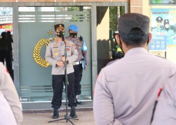 Personel Polres Pinrang Disiagakan Hadapi Hari Buruh Internasional