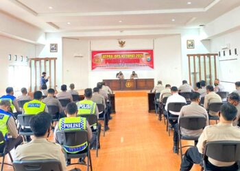 Wakapolres Pinrang Buka Latpra Ops Ketupat 2021 di Aula Quick Wins