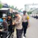 Kanit Binmas Polsek Duampanua Bersama Personel Gabungan Laksanakan Posko Swaber dan Swab Anti Gen di Perbatasan
