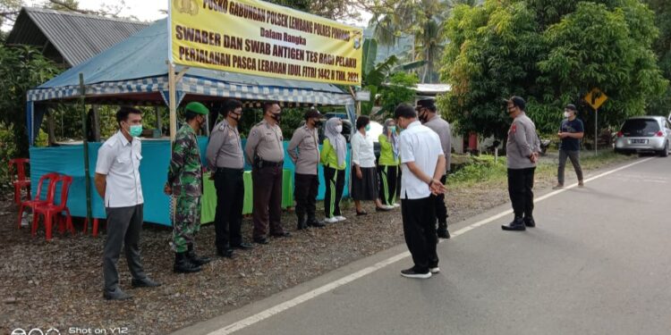 Iptu Muslih Dampingi Kapolsek Lembang Dalam Apel Gabungan Posko Perbatasan