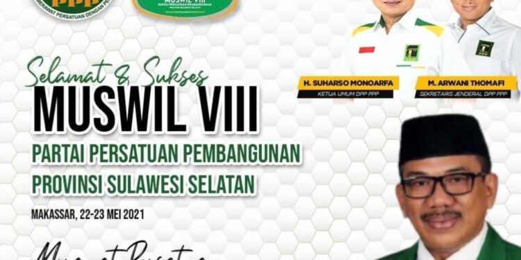 DPC PPP Kabupaten Pinrang: Selamat Dan Sukses Musyawarah Wilayah Ke VIII Partai Persatuan Pembangunan Sulawesi Selatan
