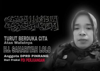 Keluarga Besar Partai PDIP Kabupaten Pinrang Berduka
