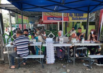 Satlantas Polres Gowa Bersama UPTD Samsat Gelar Operasi Penertiban Pajak Kendaraan Bermotor