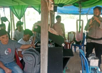 Tekan Penyebaran Covid 19, Polsek Lembang Beri Imbauan di Acara Resepsisi Penikahan