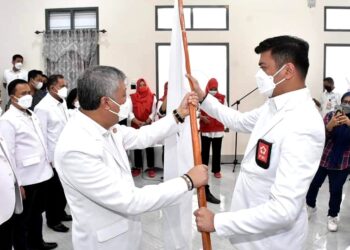 Ketua PMI Sulsel, Melantik Ketua Beserta Pengurus PMI Kabupaten Pinrang Masa Bakti 2019-2024