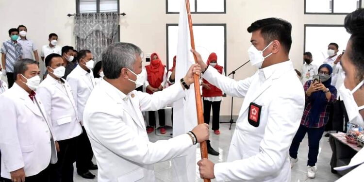 Ketua PMI Sulsel, Melantik Ketua  Beserta Pengurus PMI Kabupaten Pinrang Masa Bakti 2019-2024