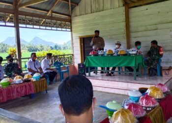 Iptu Bakri, Hadiri Pesta Adat Untuk Pastikan Penerapan Protkes dan Kamtibmas di wilayah Hukum Polsek Lembang