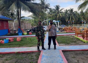 Operasi Yustisi Penegakan Protkes di Kawasan Wisata, Personel Gabungan Beri Imbauan Dengan Pengeras Suara