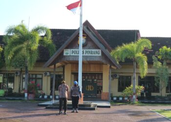 Resmi Menjabat, Wakapolres Muhabar Pimpin Apel Pagi Perdana