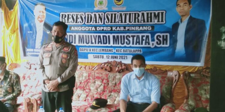 Reses Anggota DPRD Fraksi Nasden Dapil V di Desa Rajang, polsek Lembang Hadir Untuk Beri Rasa aman