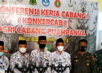 Konfercab PGRI Duampanua Mengusung Tema Peran Strategis PGRI Dalam Mewujudkan SDM Indonesia Unggul