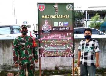 Lewat Halo Pak Babinsa, Serda Edy Bersama Tiga Pilar Turun Bersihkan Pohon Tumbang