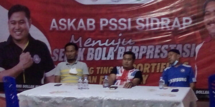 Askab PSSI Sidrap Gelar Rapat Persiapan Jelang Turnamen Usia Madya 45
