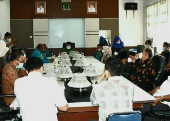 DPRD Kabupaten Pinrang Menerima kunjungan Badan Anggaran DPRD Kabupaten Sigi