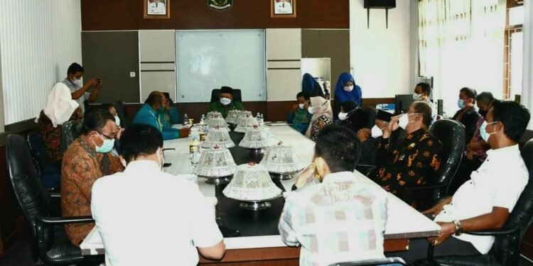 DPRD Kabupaten Pinrang Menerima kunjungan Badan Anggaran DPRD Kabupaten Sigi