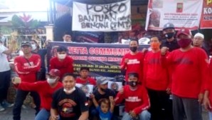 Korban Kebakaran Kampung Lepping Kelurahan Jongaya Dapat Bantuan Dari  LSM Tetta Community