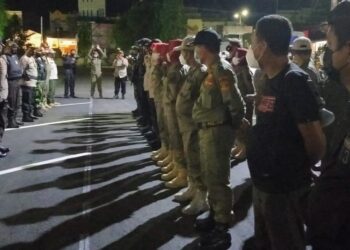 Operasi dan Razia Cipta Kondisi di Wilayah Kabupaten Pinrang Amankan Dua Pasang Muda Mudi