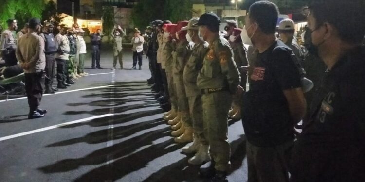 Operasi dan Razia Cipta Kondisi di Wilayah Kabupaten Pinrang Amankan Dua Pasang Muda Mudi