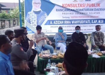 Konsultasi Ramperda Anggota DPRD Provinsi Sulsel di Wilayah Hukum Polsek Lembang, Iptu Bakri Gunakan Waktu Untuk Sosialisasi Prokes dan Tangkal Berita Hoax