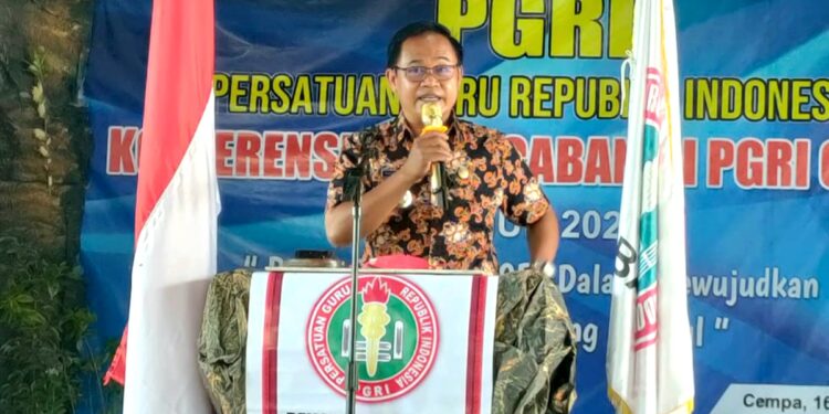 Konkercab Pertama PGRI Kecamatan Cempa, Resmi Dibuka Kamaruddin Yakub