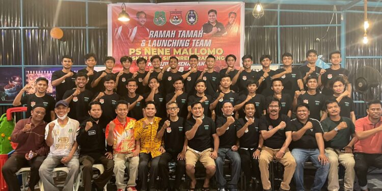 Jelang Liga 3 Zona Sulsel, PS Nene Mallomo Gelar mi Ramah Tamah dan Launching Team