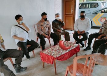 Jelang Pilkades Di wilayah Hukum Polsek Cempa Polres Pinrang, Iptu Muslih Lakukan Kunjungan ke Desa Mangki